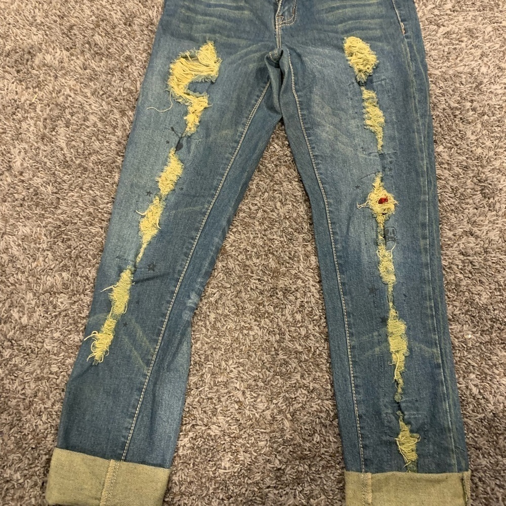 Women’s Black Crystal Jeans